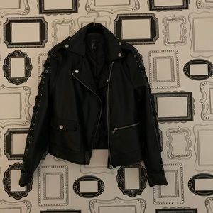 Fake leather jacket
